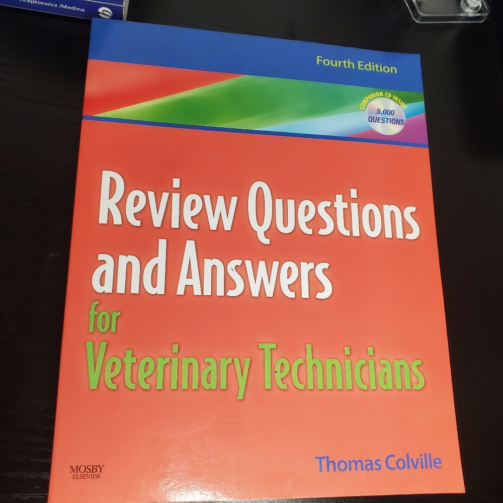 VTNE study book Vet tech